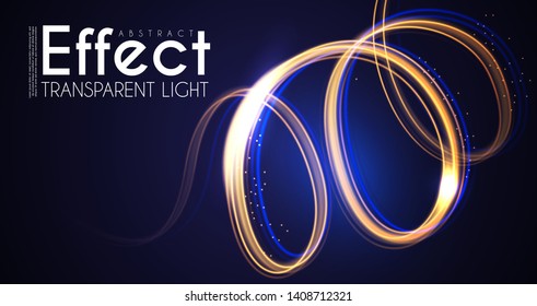 Moion Light Effect. Lens Flare. glowing Spyral. Abstract Shining Background. Trendy Magic Design.