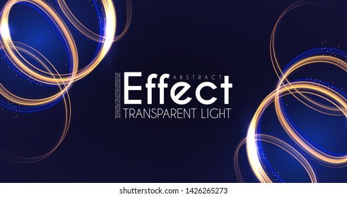 Moion Light Effect. Lens Flare. glowing Spyral. Abstract Shining Background. Trendy Magic Design.
