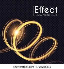 Moion Light Effect. Lens Flare. glowing Spyral. Abstract Shining Background. Trendy Magic Design.