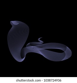 moire cobra snake