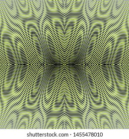 Moire effect. Geometric symmetric seamless vector background. Can be used as creative design of books, websites, business card, accessories for phones and tablet, title page, image for blog.