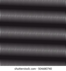Moire pattern, op art vector background. Hypnotic backdrop with geometric black lines. Abstract tiling.