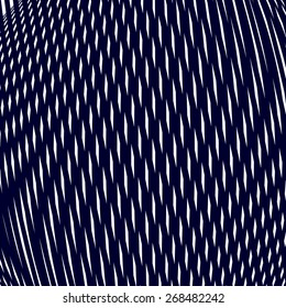 Moire style, vector gradient optical pattern, motion effect tile. Decorative lined hypnotic contrast background.