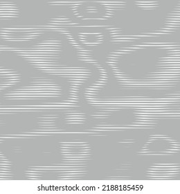 Moire texture, monochrome phantom  wavy lines optical illusion. Abstract pattern with distorted lines. 
Digital screen effect make in overlay background. Vector wallpaper.