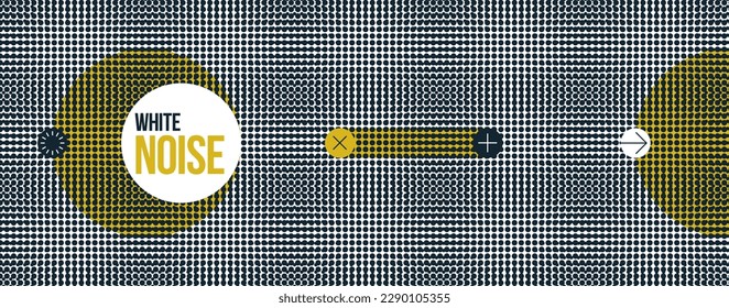 Moire vector abstract dots background, dotted contrast virtual digital effect image, hypnotic texture, optical art trendy modern style, black and white distorted grid.