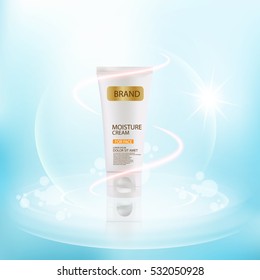 moisture cream. Improves moisture absorption for face Concept Skin Care Cosmetic.