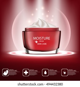 moisture cream. Improves moisture absorption for skin.