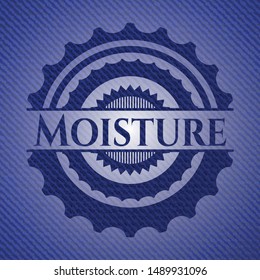 Moisture denim background. Vector Illustration. Detailed.