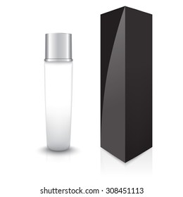 Moisture lotion, cream container on white background. Ready For Your Design.