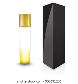 Moisture lotion, cream container on white background. Ready For Your Design.