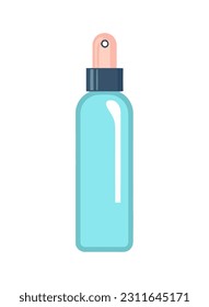 Moisturizer bottle design, skincare beauty product icon isolated