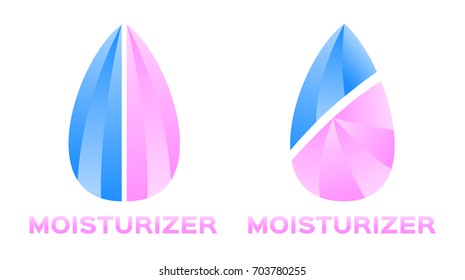 moisturizer drop icon vector