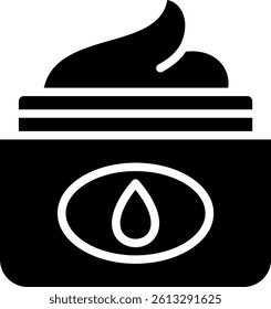 Moisturizer Icon Glyph Vector Illustration