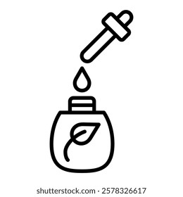 Moisturizer icon in line style with editable stroke. Beauty care icon in line style with editable stroke. Skincare icon in line style with editable stroke.