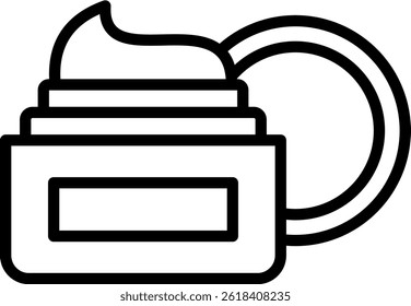 Moisturizer Icon Line Vector Illustration