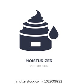 moisturizer icon on white background. Simple element illustration from Beauty concept. moisturizer sign icon symbol design.