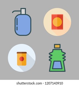 moisturizer icon set. vector set about gel, liquid soap and products icons set.