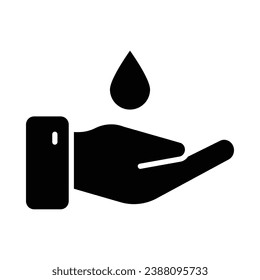 Moisturizer Vector Glyph Icon For Personal And Commercial Use.
