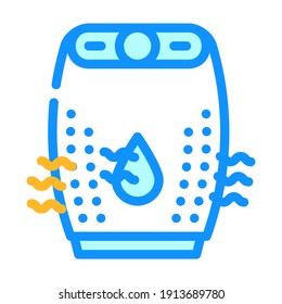 moisturizing air device color icon vector. moisturizing air device sign. isolated symbol illustration