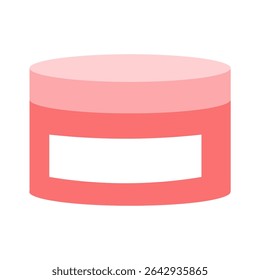 Moisturizing cream container with a pink lid for skincare enthusiasts