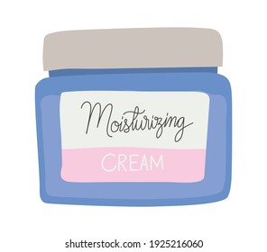 moisturizing cream on a white background vector illustration design