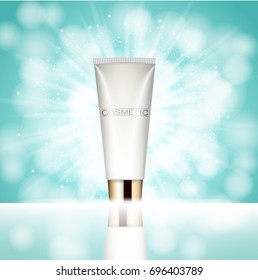 Moisturizing face cream package cosmetics design, ads, templates for design