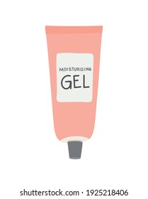 moisturizing gel on a white background vector illustration design