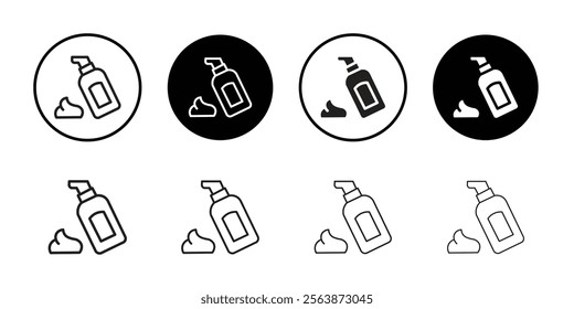 Moisturizing lotion bottle icon web design in vector