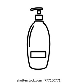 moisturizing lotion icon line art