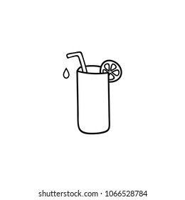 Mojito, Cocktail drink vector icon