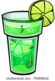 Mojito Glass isolated