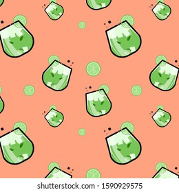 Mojito. template. To drink lemonade. Background