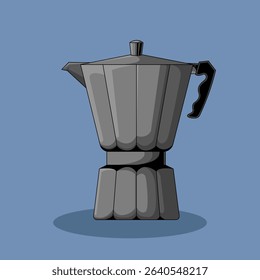 Moka Pot Coffee Maker  illustration 