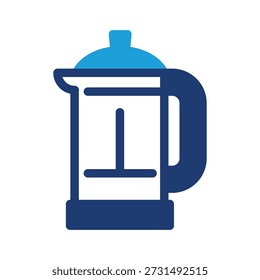 moka pot colored icon vector design good for web or mobile app