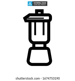 Moka pot icon or logo isolated sign symbol vector illustration - high quality black style vector icons

