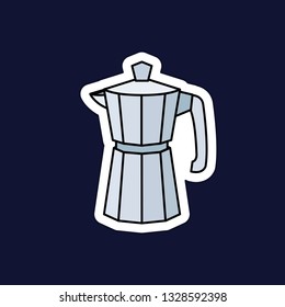 moka pot sticker icon