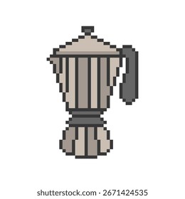 Moka Pot Tool Pixel Art