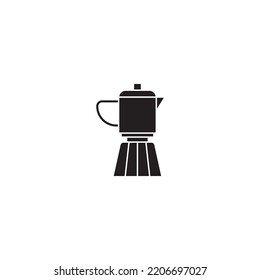 moka pot vector for website symbol icon presentation