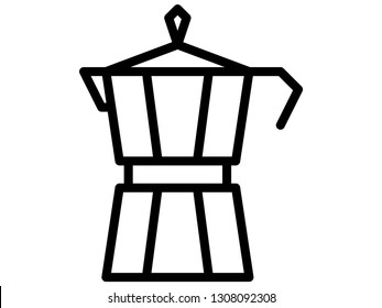 mokapot coffee icon