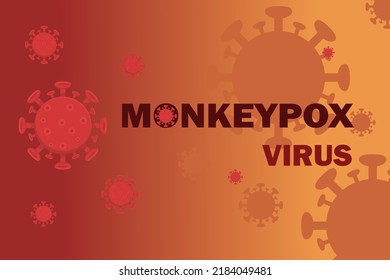 MOKEY-POX-VIRUS-PANDEMISCHE KRANKHEIT WURDE DURCH DIE MOKEY-POX-KRANKHEIT UND ALERT VERBREITET. MONKEYPOX VIRUS BANNER. EPS10