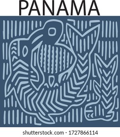 Mola Kuna aus Panama Mola guna