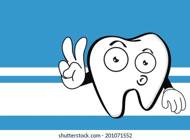molar dental cartoon wallpaper in vector format very easy to edit