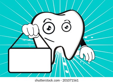 molar dental cartoon wallpaper in vector format very easy to edit