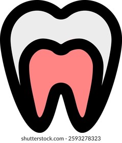 molar fill color style icon