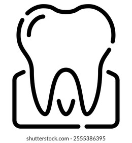 Molar icon for web, app, infographic, etc