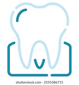 Molar icon for web, app, infographic, etc