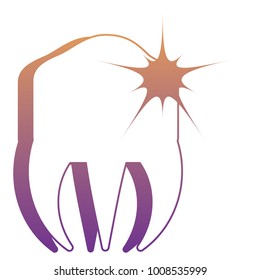 molar with pain icon