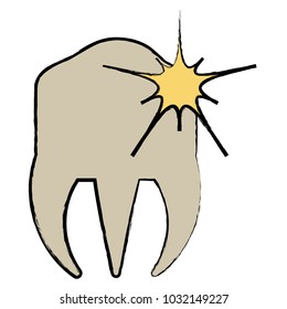 molar with pain icon