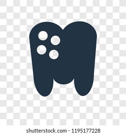 Molar vector icon isolated on transparent background, Molar transparency logo concept