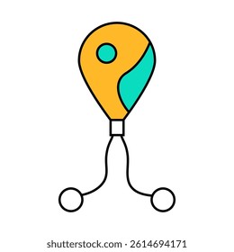 mold bacteria line icon vector. mold bacteria sign. isolated symbol illustration